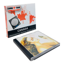 Load image into Gallery viewer, Black Canada Double Digit Cannatonik Digital Scale
