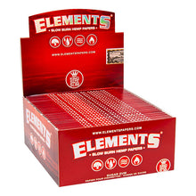 Load image into Gallery viewer, Elements Red Slow Burning Hemp Papers King Size
