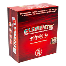 Load image into Gallery viewer, Elements Red Slow Burning Hemp Papers King Size
