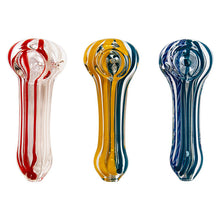 Load image into Gallery viewer, Multi Color Inside Out Glass Smoking Pipe 3 Inches
