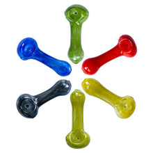 Load image into Gallery viewer, Assorted Frit Design Colored Glass Pipe
