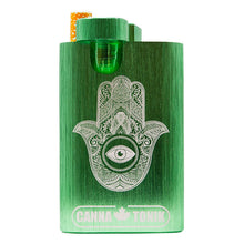 Load image into Gallery viewer, Black Hamsa Aluminium Dugout 3 Inches
