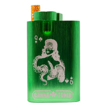 Load image into Gallery viewer, Green Snakelady Aluminium Dugout 3 Inches
