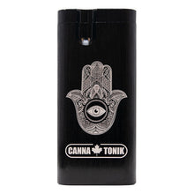 Load image into Gallery viewer, Black Hamsa Aluminium Dugout 4 Inches
