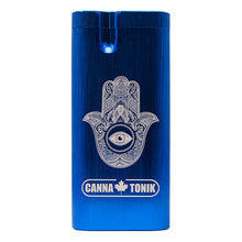 Load image into Gallery viewer, Blue Hamsa Aluminium Dugout 4 Inches
