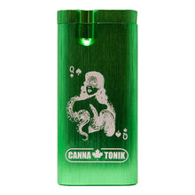 Load image into Gallery viewer, Green Snakelady Aluminium Dugout 4 Inches
