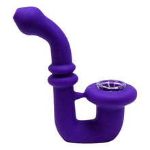 Load image into Gallery viewer, Cannatonik Silicone Purple Sexophone Pipe
