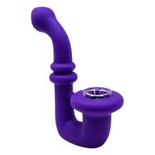 Load image into Gallery viewer, Cannatonik Silicone Purple Sexophone Pipe
