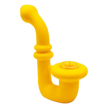 Load image into Gallery viewer, Cannatonik Silicone Yellow Sexophone Pipe
