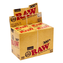 Load image into Gallery viewer, Raw Classic 300&#39;s Unrefined Rolling Paper 1.25
