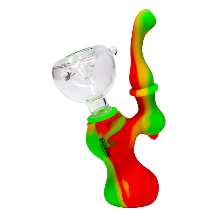 Cannatonik Red Mini Silicone Bubbler