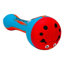 Load image into Gallery viewer, Cannatonik Ladybug Silicone Blue Hand Pipe
