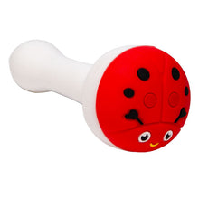 Load image into Gallery viewer, Cannatonik Ladybug Silicone White Hand Pipe
