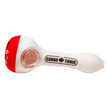 Load image into Gallery viewer, Cannatonik Ladybug Silicone White Hand Pipe
