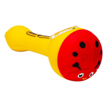 Load image into Gallery viewer, Cannatonik Ladybug Silicone Yellow Hand Pipe
