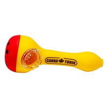 Load image into Gallery viewer, Cannatonik Ladybug Silicone Yellow Hand Pipe
