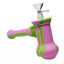 Load image into Gallery viewer, Pink Cannatonik Silicone Hammer pipe
