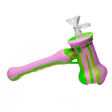 Load image into Gallery viewer, Pink Cannatonik Silicone Hammer pipe
