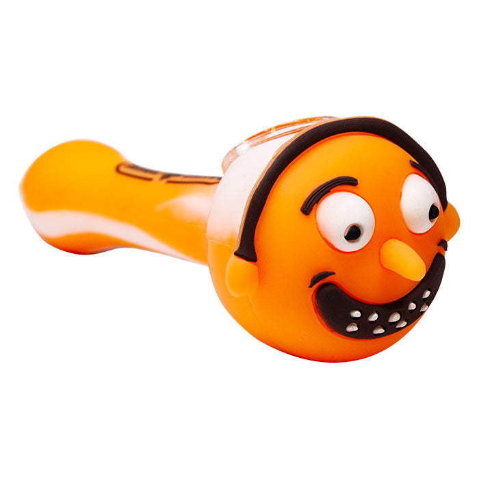 Cannatonik Morty Silicone White Smoking Pipes