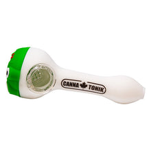 Load image into Gallery viewer, Cannatonik Frog Silicone White Hand Pipe
