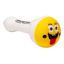 Load image into Gallery viewer, Cannatonik Spongebob Silicone White Hand Pipe
