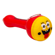 Load image into Gallery viewer, Cannatonik Spongebob Silicone Red Hand Pipe
