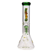 Load image into Gallery viewer, Ganjavibes Tree Percolator Green Glass Bong 12 Inches
