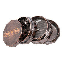 Load image into Gallery viewer, Red Bronze Cannatonik Aluminium Grinder With Grip 63mm
