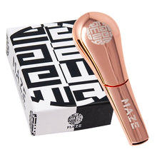 Load image into Gallery viewer, Rose Gold Maze Magnetic Slider Pipe 4 inches
