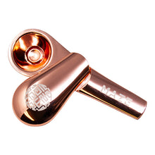 Load image into Gallery viewer, Rose Gold Maze Magnetic Slider Pipe 4 inches
