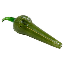 Load image into Gallery viewer, Green Chili Glass Pipe 5 Inches
