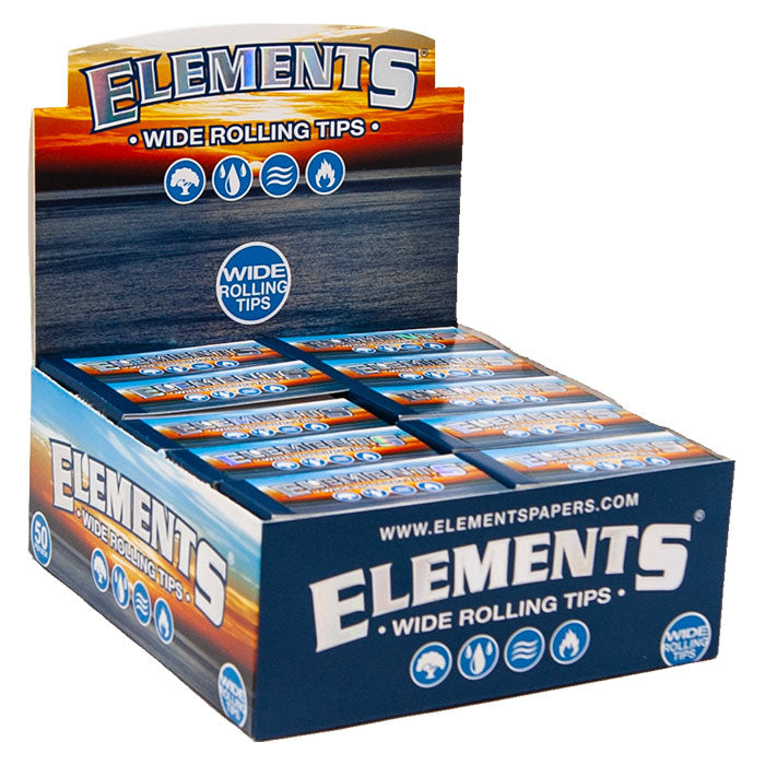 Element Wide Rolling Tips 50 booklets per Box