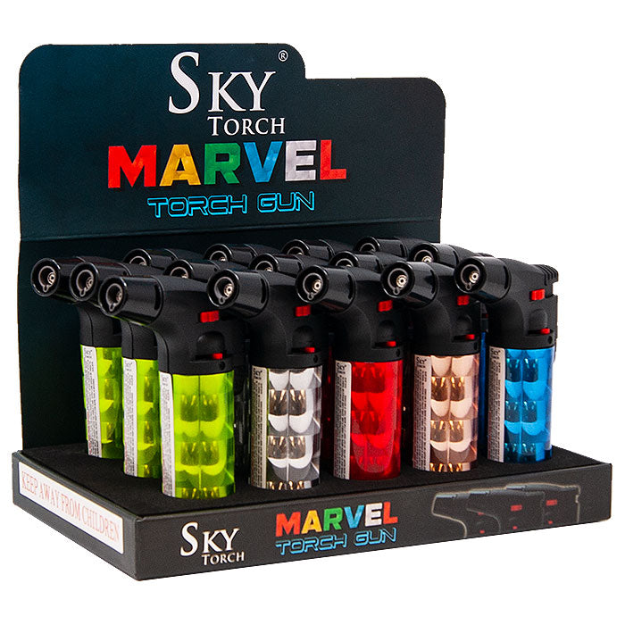 Marvel Sky Torch Display of 15