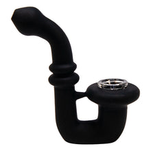 Load image into Gallery viewer, Cannatonik Silicone Black Purple Sexophone Pipe
