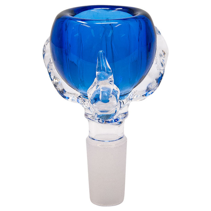 Blue Hold in Paw Glass Bowl 14mm