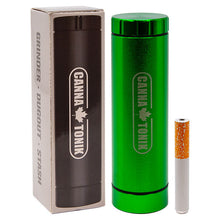 Load image into Gallery viewer, Cannatonik 3 In 1 Green Grinder Dugout Stash
