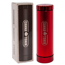 Load image into Gallery viewer, Cannatonik 3 In 1 Red Grinder Dugout Stash
