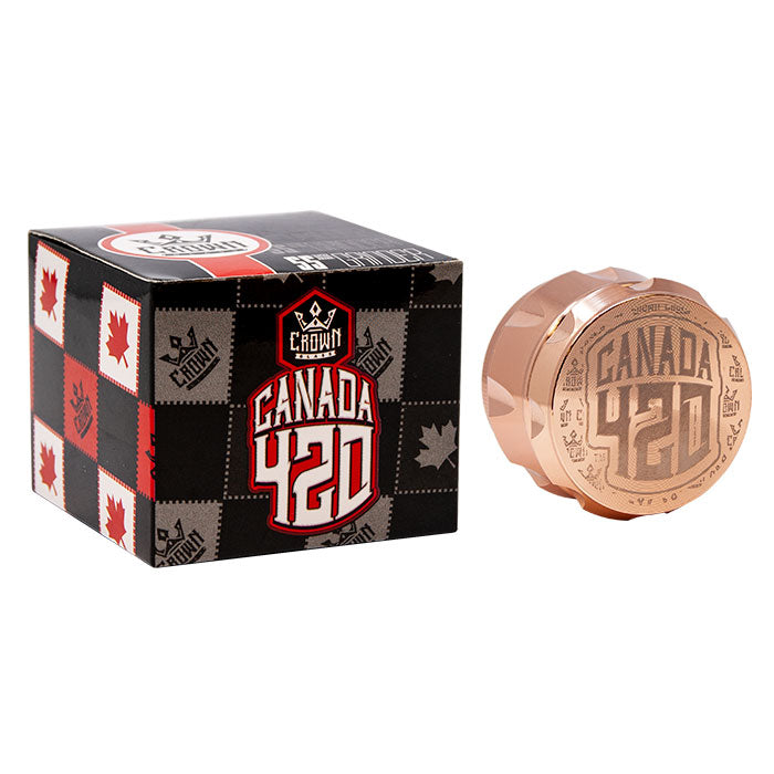 Crown Rose Gold Canada 420 Grinder