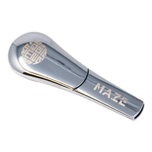 Load image into Gallery viewer, Silver Maze Magnetic Slider Pipe 4 inches
