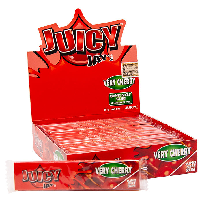 Juicy Jay Rolling Paper Very Cherry King Size Slim