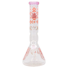 Load image into Gallery viewer, Crown Glass  14 Inches Pink Canada 420 Bong
