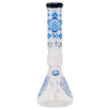 Load image into Gallery viewer, Crown Glass 14 Inches Blue  Canada 420 Bong
