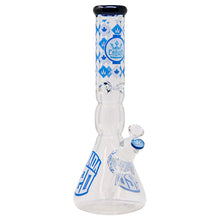 Load image into Gallery viewer, Crown Glass 14 Inches Blue  Canada 420 Bong
