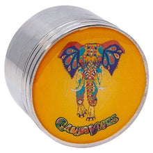 Load image into Gallery viewer, Elephant Ganjavibes Aluminium 42Mm Grinder
