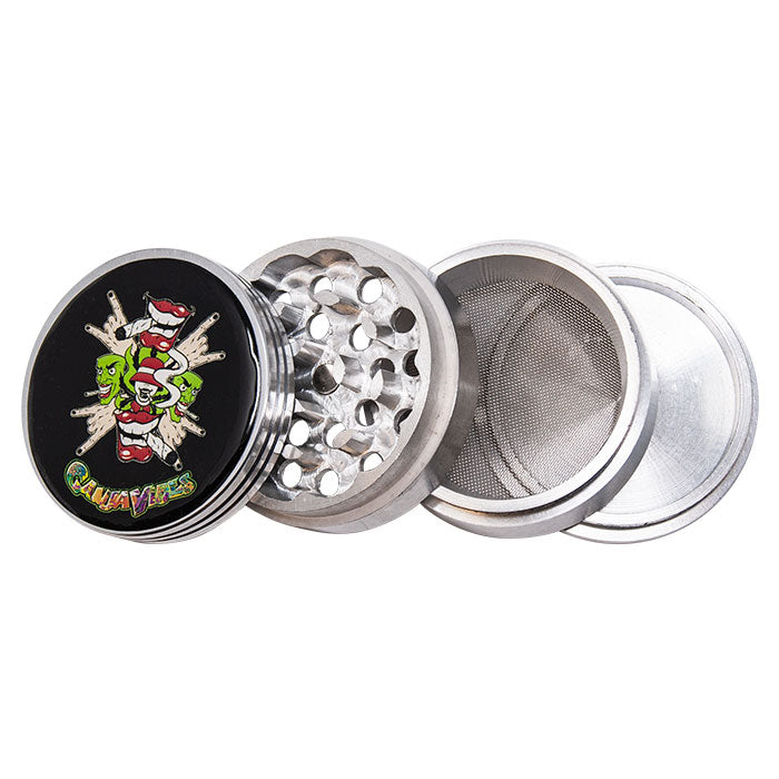 Rocking High Ganjavibes Aluminium 42MM Grinder