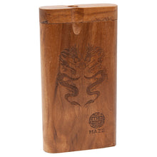 Load image into Gallery viewer, Maze Double Dragon Teak Wood Dugout
