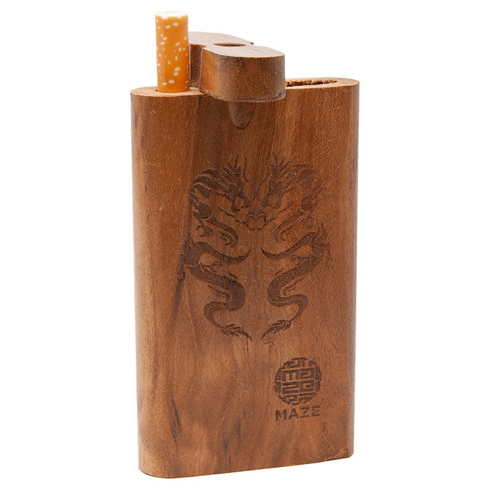 Maze Double Dragon Teak Wood Dugout