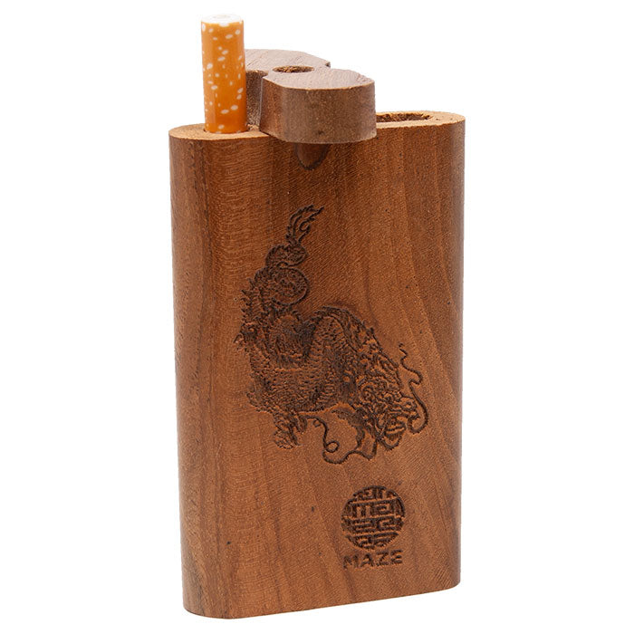 Maze Dragon Teak Wood Dugout