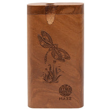 Load image into Gallery viewer, Maze Curvy Dragon Fly Teak Wood Dugout
