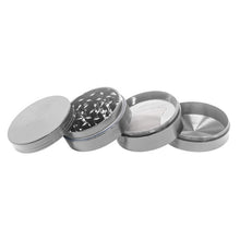 Load image into Gallery viewer, Silver Plain Aluminium Grinder 56MM
